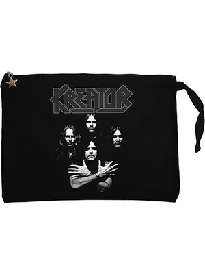 Kreator Group Siyah Clutch Astarlı Cüzdan / El Çantası