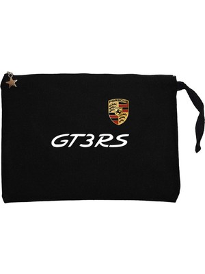 Porshe GT3RS Siyah Clutch Astarlı Cüzdan / El Çantası