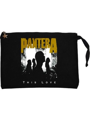 Pantera This Love Siyah Clutch Astarlı Cüzdan / El Çantası