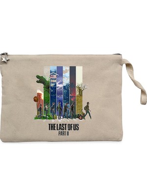 The Last Of Us 2 Ellie Part Krem Clutch Astarlı Cüzdan / El Çantası