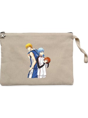Ballers Without Anime Krem Clutch Astarlı Cüzdan / El Çantası