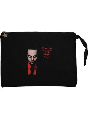 Pain Psalms Of Extinction Siyah Clutch Astarlı Cüzdan / El Çantası