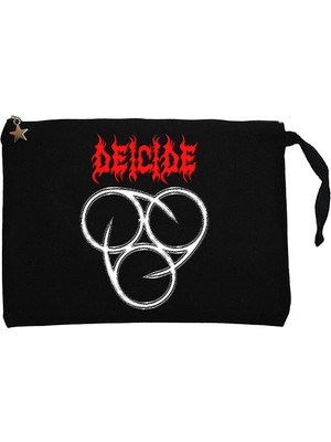 Deicide Insineratehymn Siyah Clutch Astarlı Cüzdan / El Çantası