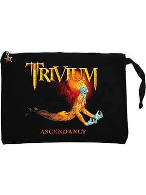 Trivium Ascendancy Siyah Clutch Astarlı Cüzdan / El Çantası