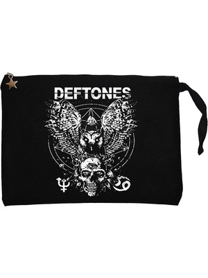 Deftones Diamond Eyes Siyah Clutch Astarlı Cüzdan / El Çantası