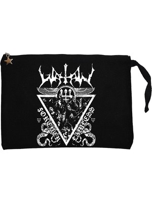 Watain Lawless Darkness Siyah Clutch Astarlı Cüzdan / El Çantası