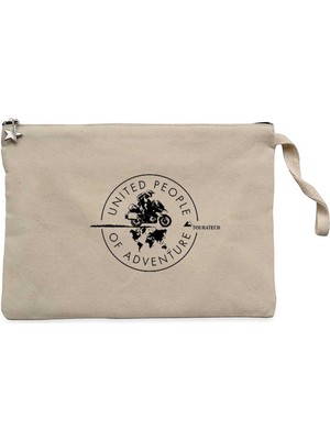 Bmw Of Adventure Krem Clutch Astarlı Cüzdan / El Çantası