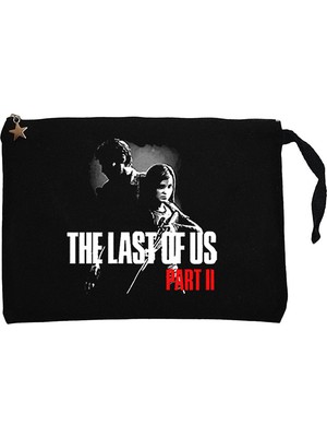The Last Of Us 2 Ellie Joel Siyah Clutch Astarlı Cüzdan / El Çantası
