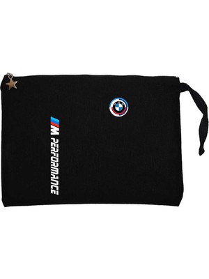 Bmw Performance New Siyah Clutch Astarlı Cüzdan / El Çantası