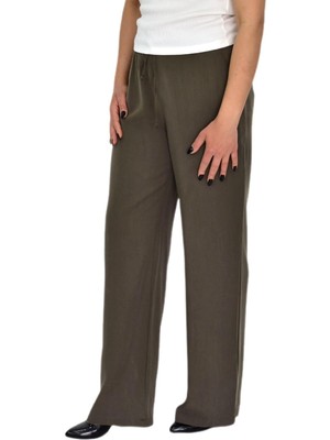 Kadın Lastikli Bol Pantolon BGL-ST04637