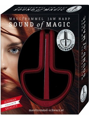 Musik Schwarz Joy Ağız Kopuzu No:12 85MM El Yapımı Kırmızı Müzik Aleti Avusturya Menşeli