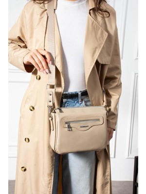 Kadın 5 Gözlü  Omuz Çantası