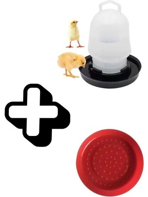 CİVCİV SULUK 0,75 ML KALİTELİ PLASTİK + TABAK YEMLİK