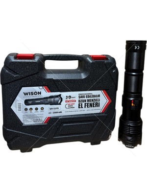 Wison WS-1175 60 Watt 5500 Lümen Zoomlu Profesyonel Avcı Feneri