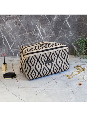 ALAS Seyahat Makyaj Organizeri - Bej - 24 x 13 x 14 cm