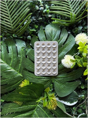 Mediterian Gri silikon vantuzlu telefon tutucu, kaydırmaz ve yapışkanlı, pratik kullanım sağlar