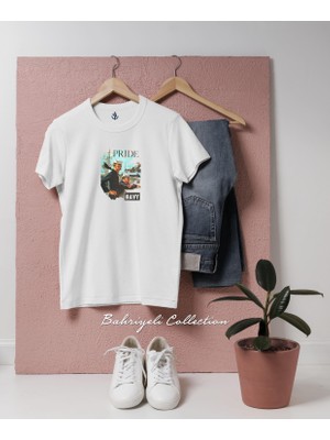 Oversize Pride Navy _ Donanma ve Denizci Tasarımlı Unisex T-Shirt