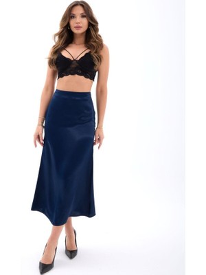 La Mode Istanbul 6986 Etek-Lacivert