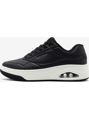 Skechers Uno Court Erkek Siyah Sneakers 183145 Blk