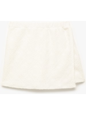 Koton Fisto Beli Lastikli Mini Şort Etek