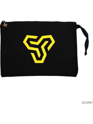 Csgo Space Soldiers Siyah Clutch Astarlı Cüzdan / El Çantası