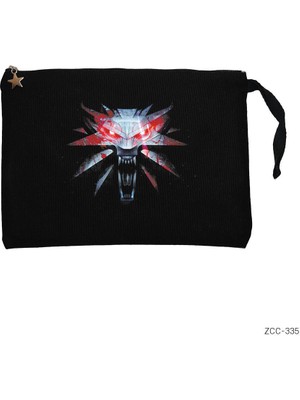 Witcher 3 Avatar Siyah Clutch Astarlı Cüzdan / El Çantası
