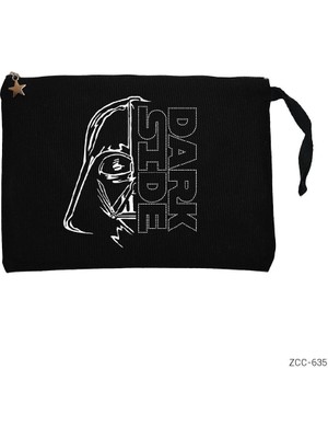 Star Wars Darth Vader Dark Side Siyah Clutch Astarlı Cüzdan / El Çantası