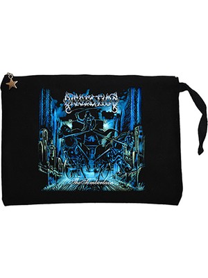 Dissection The Somberlain Siyah Clutch Astarlı Cüzdan / El Çantası