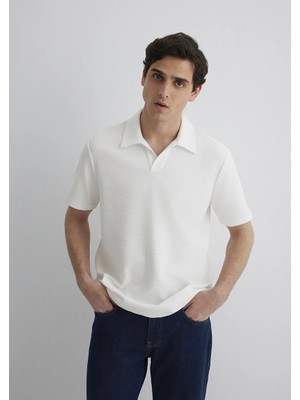 Erkek Beyaz M0612618-70057 T-Shirt