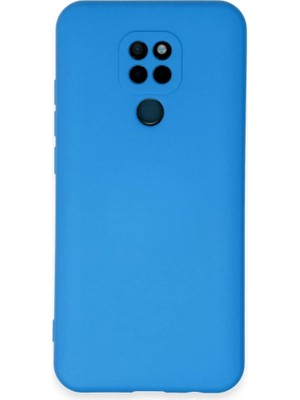 General Mobile Gm 20 Kılıf Nano Içi Kadife Silikon - Mavi