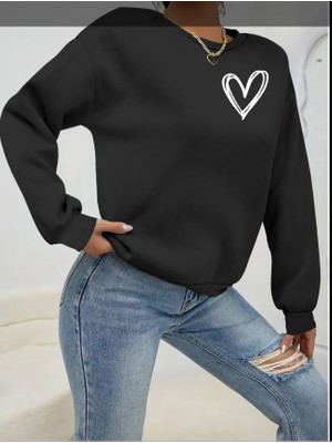 Arben Boutique Kadın Uzun Kollu Bisiklet Yaka Viskon Iki Iplik Bluz