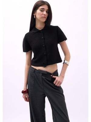 Arben Boutique Bebe Yaka Düğmeli Bluz