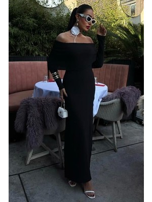 Arben Boutique Madonna Yaka Premimum Elbise 2828