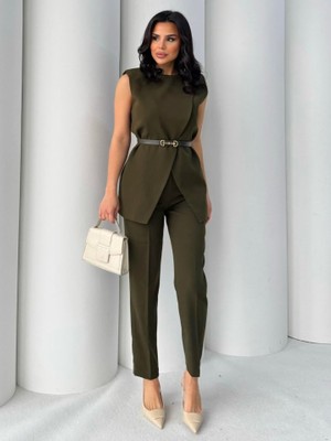 Arben Boutique Vatkalı Ceket Pantolon Ikili Takım