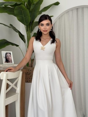 Arben Boutique Late Yıldız Detaylı Elbise