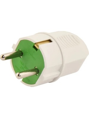 Ovivo Aksesuar Beyaz Erkek Fiş (Topraklı)