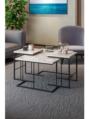 Orta Sehpa ve Zigon Sehpa Solo Set Efes