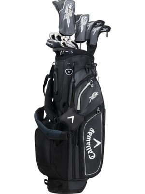 Callaway Xr Sert Çelik Sağ El Stantlı +1 Inch Siyah/gümüş Erkek Golf Seti