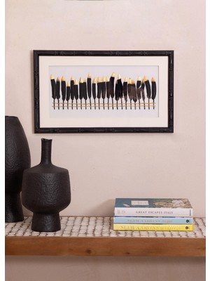 The Mia Flume Tablo Siyah 60X35X4 cm TBL0099