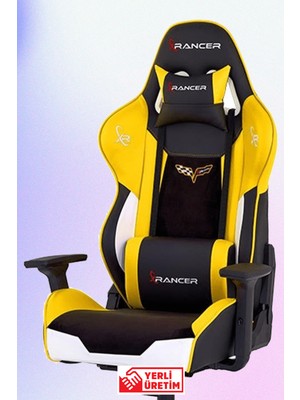 XRancer Premio Serisi Kumaş Kaplama Profesyonel Oyuncu Koltuğu – Metal Ayak, Bel ve Boyun Destekli, Ayarlanabilir Yükseklik, Uzun Süre Konfor