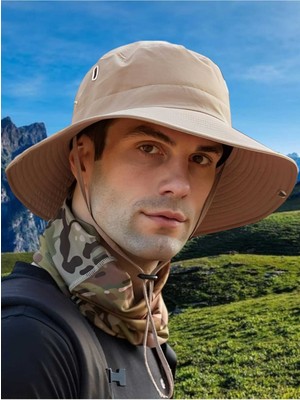 Uniquetrenders Unisex Uv Korumalı Su Geçirmez Yazlık Safari Şapka