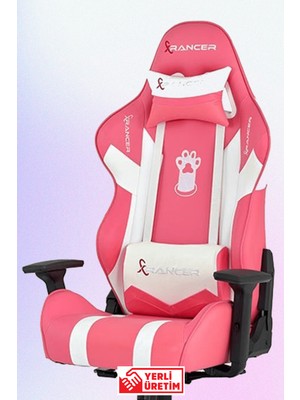 Xrancer Cross Pınk Oyuncu Koltuğu Ergonomik Tasarım ile Konforlu Destek ve Ayarlanabilir Yükseklik