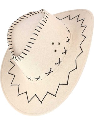 Uniquetrenders Unisex Nubuk Kovboy Şapkası