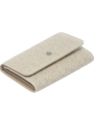 Tergan  Bej Hakiki Deri Kadın Cüzdan - S1CB00005788-B57