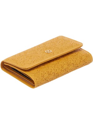 Tergan  Sarı Hakiki Deri Kadın Cüzdan - S1CB00005788-E96