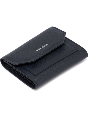 Tergan  Lacivert Hakiki Deri Kadın Cüzdan - S1CB00005809-A38