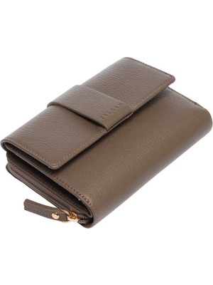 Tergan  Bej Hakiki Deri Kadın Cüzdan - S1CB00005813-B56