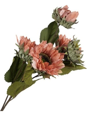 Mikasa Moor Krizantem Pembe 5'li Yapay Çiçek 66 cm