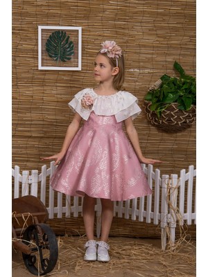 Trendshen Çiçekli Jakar Elbise