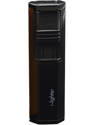 I-Lighter 2 Torch Jet Alev Puro Çakmağı Metal Siyah
